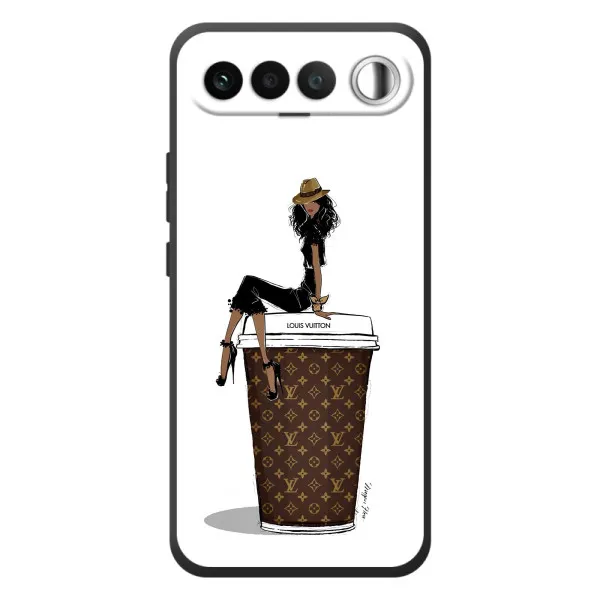 Чехол с принтом «кофе LOUIS VUITTON» для RealMe 16 5G