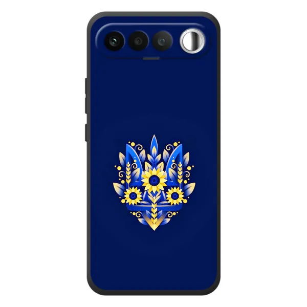 Чехол с принтом «Цветочный Герб» для RealMe 16 5G