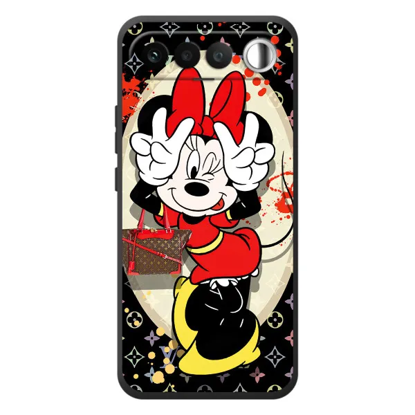 Чехол с принтом «Минни peace» для RealMe 16 5G Чехол с принтом «Минни peace» для RealMe 16 5G