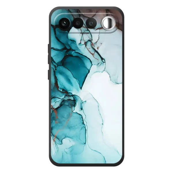 Чохол з принтом «Бірюзовий мрамор» для RealMe 16 5G Чохол з принтом «Бірюзовий мрамор» для RealMe 16 5G