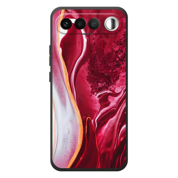 Чохол з принтом «Мрамор червоний» для RealMe 16 5G Чохол з принтом «Мрамор червоний» для RealMe 16 5G