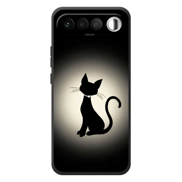 Чохол з принтом «Силует котика» для RealMe 16 5G Чохол з принтом «Силует котика» для RealMe 16 5G