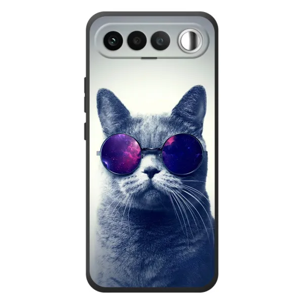 Чохол з принтом «Стильний кіт» для RealMe 16 5G Чохол з принтом «Стильний кіт» для RealMe 16 5G