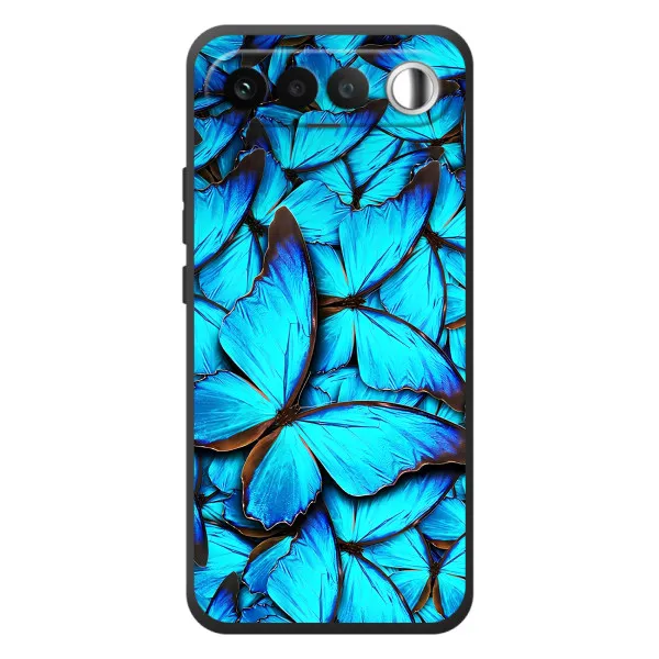 Чохол з принтом «Сині метелики» для RealMe 16 5G