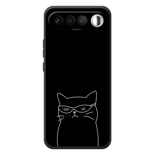 Чехол с принтом «Равнодушный кот» для RealMe 16 5G Чехол с принтом «Равнодушный кот» для RealMe 16 5G