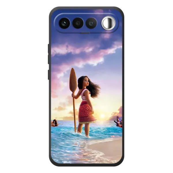 Чехол с принтом «Моана с веслом» для RealMe 16 5G