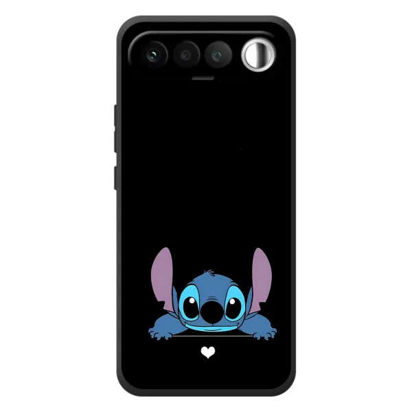 Чехол с принтом «Стич на черном» для RealMe 16 5G