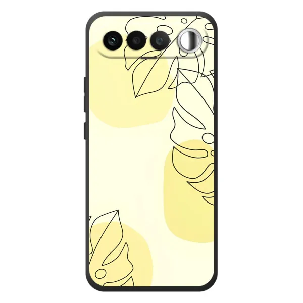 Чохол з принтом «Жовта монстера арт» для RealMe 16 5G