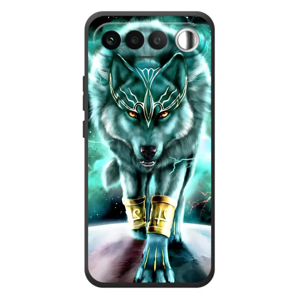 Чохол з принтом «Яскравий вовк» для RealMe 16 5G
