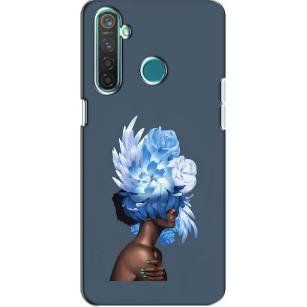 Чехол с принтом «Цветы на голове» для Realme 5 Pro