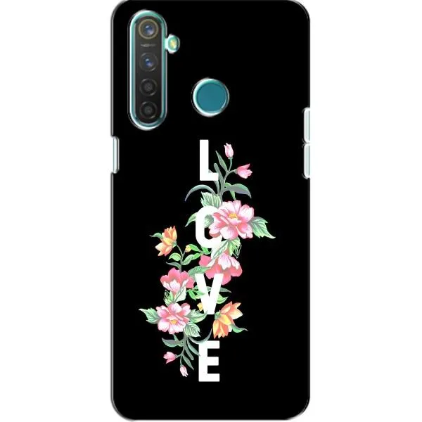Чехол с принтом «Цветы LOVE» для Realme 5 Pro