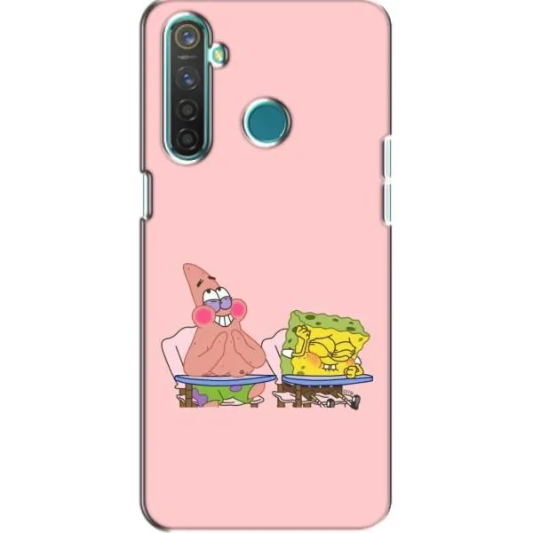 Чохол з принтом «За партою» для Realme 5 Pro