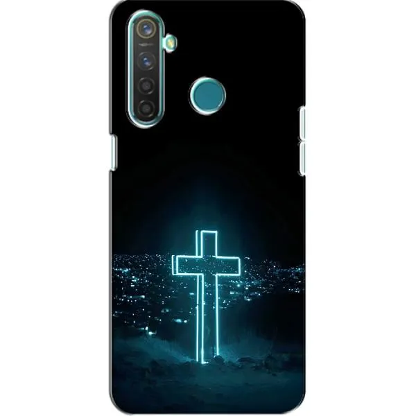 Чехол с принтом «Крест и город» для Realme 5 Pro