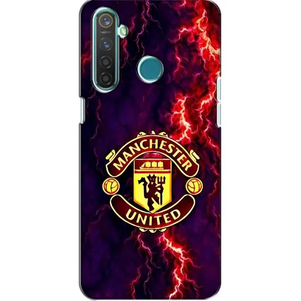 Чехол с принтом «огненный Манчестер» для Realme 5 Pro