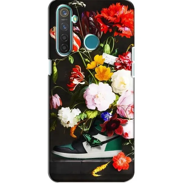 Чехол с принтом «Nike цветы» для Realme 5