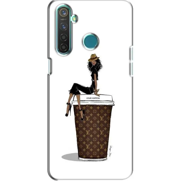 Чехол с принтом «кофе LOUIS VUITTON» для Realme 5