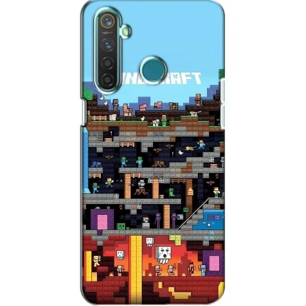 Чехол с принтом «фон Minecraft» для Realme 5