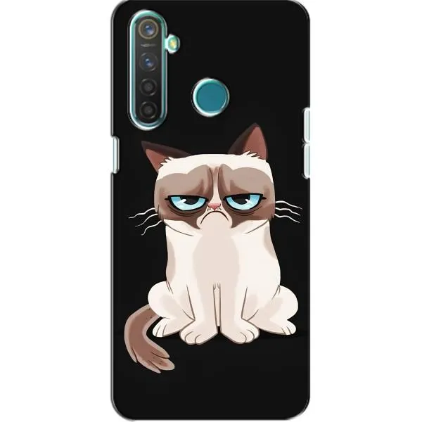 Чехол с принтом «Грустный кот» для Realme 5
