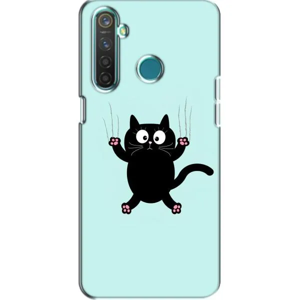 Чехол с принтом «Падающий кот» для Realme 5
