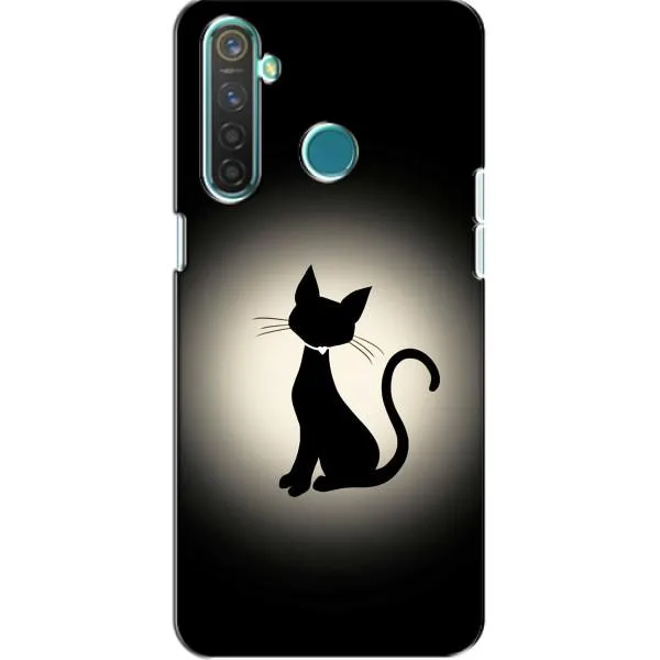 Чехол с принтом «Силуэт котика» для Realme 5