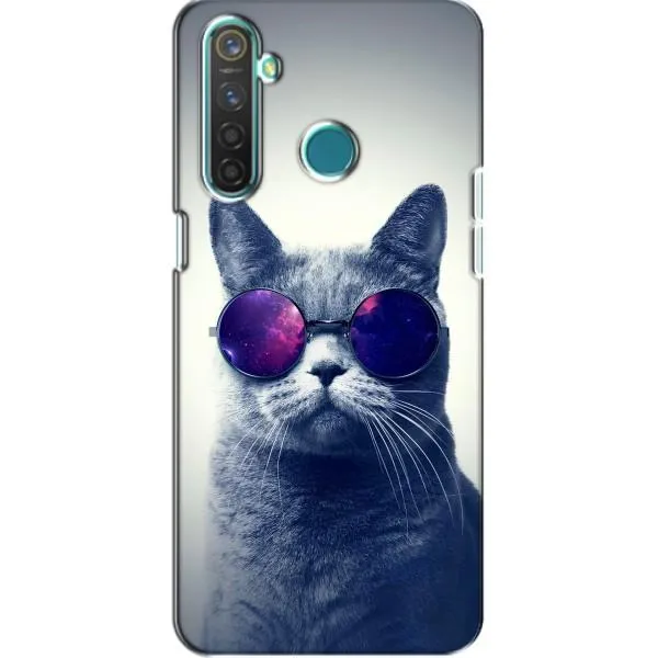 Чехол с принтом «Стильный кот» для Realme 5