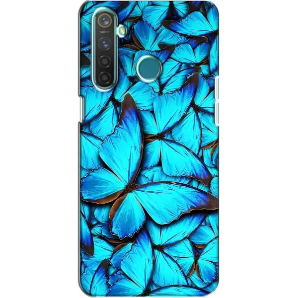 Чехол с принтом «Синие бабочки» для Realme 5