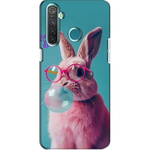 Чехол с принтом «Кролик в очках» для Realme 5
