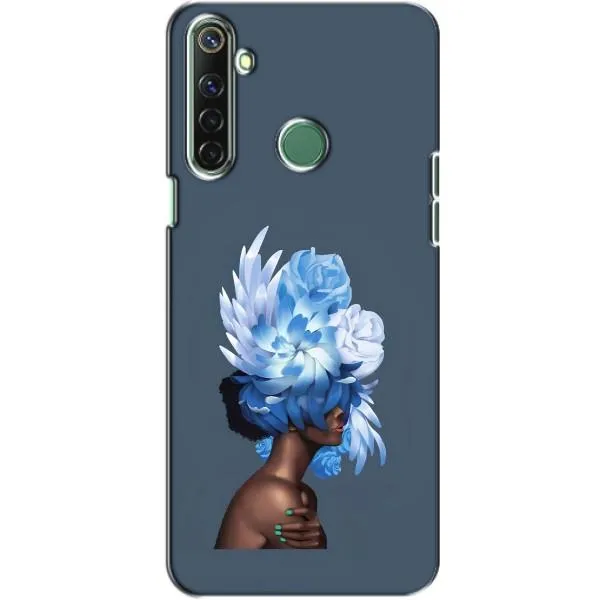 Чохол з принтом «Квіти на голові» для Realme 6i