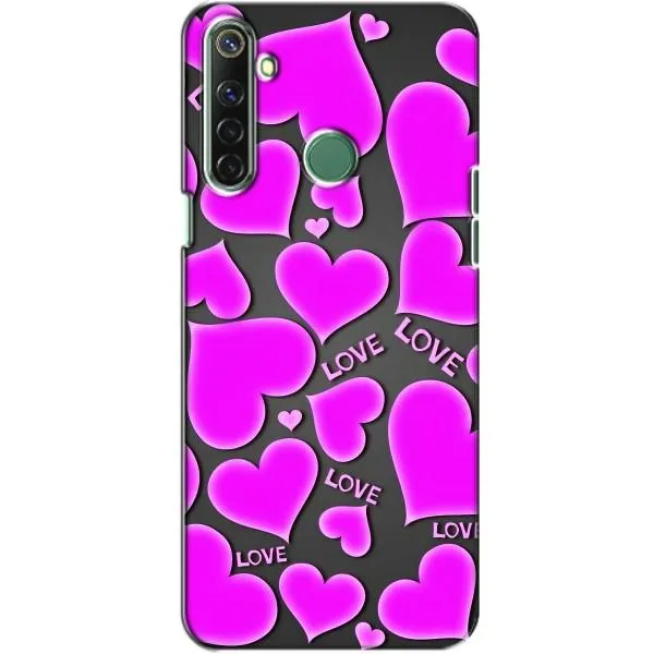Чехол с принтом «Pink hearts» для Realme 6i Чехол с принтом «Pink hearts» для Realme 6i