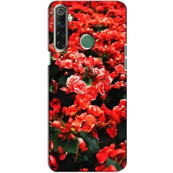 Чохол з принтом «Квіти червоні» для Realme 6i