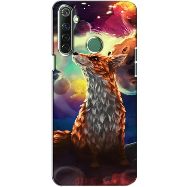 Чехол с принтом «Лисица в космосе» для Realme 6i