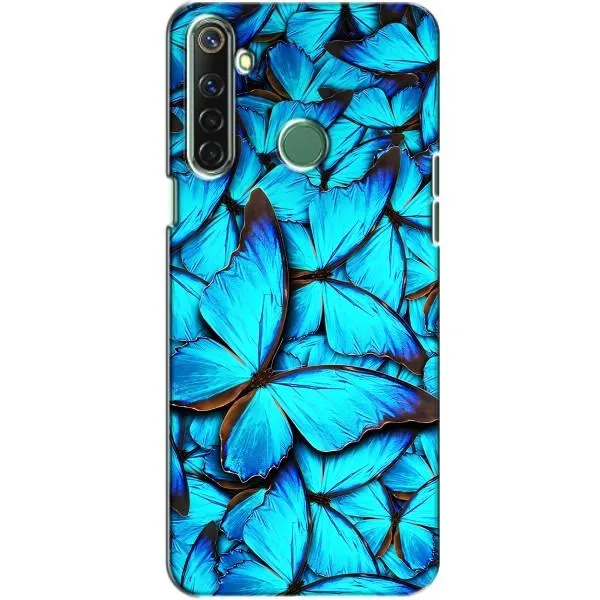 Чехол с принтом «Синие бабочки» для Realme 6i