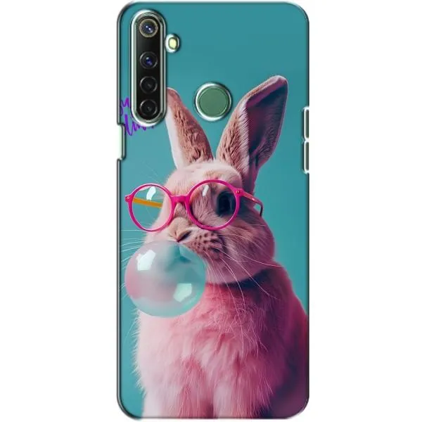 Чохол з принтом «Кролик в окулярах» для Realme 6i