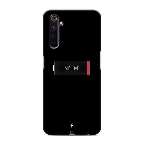 Чехол с принтом «Love battery» для Realme 6 Pro