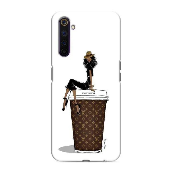 Чехол с принтом «кофе LOUIS VUITTON» для Realme 6 Pro