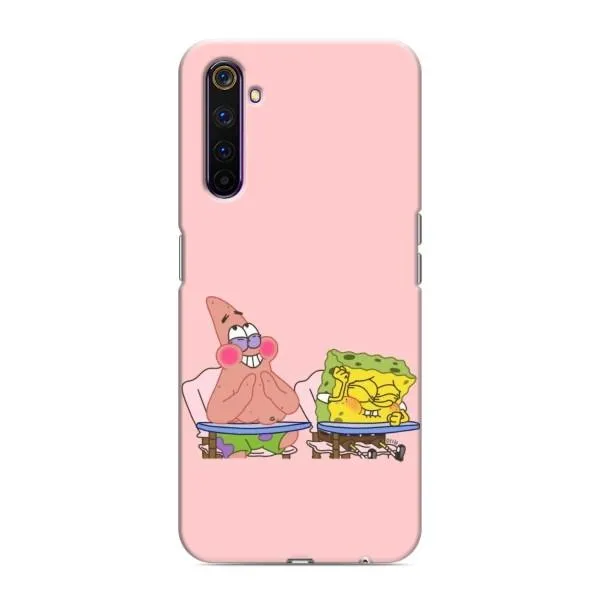 Чохол з принтом «За партою» для Realme 6 Pro