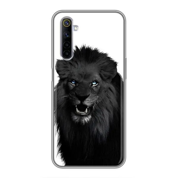Чехол с принтом «Черный ЛЕВ» для Realme 6