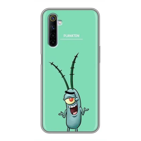 Чохол з принтом «Персонаж Планктон» для Realme 6
