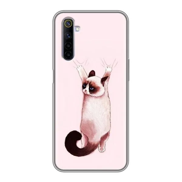 Чехол с принтом «Котик падает» для Realme 6