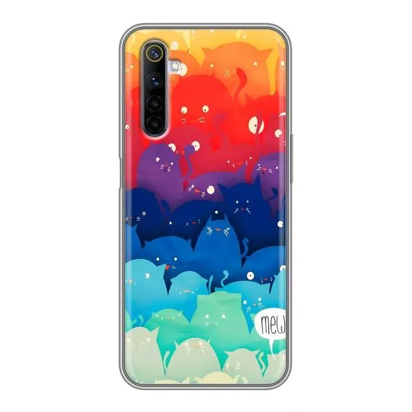 Чехол с принтом «Mew» для Realme 6