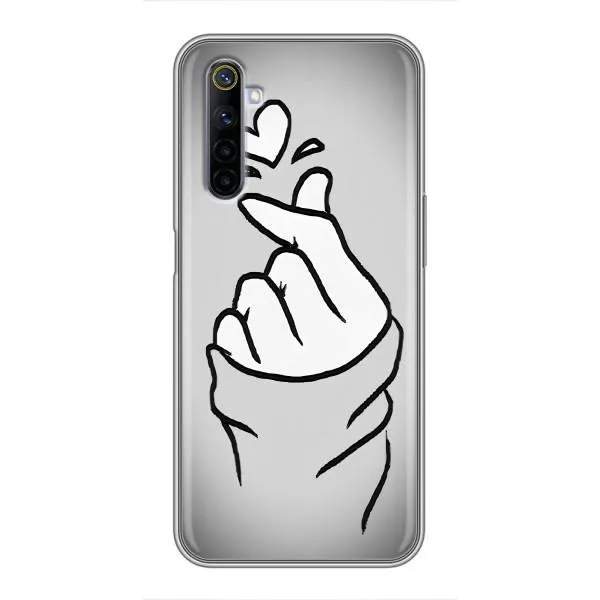 Чехол с принтом «Значок Love» для Realme 6