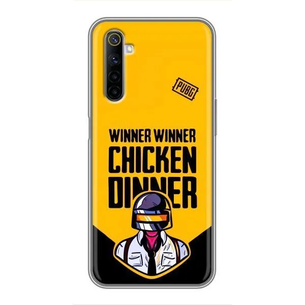 Чехол с принтом «Pubg шлем» для Realme 6