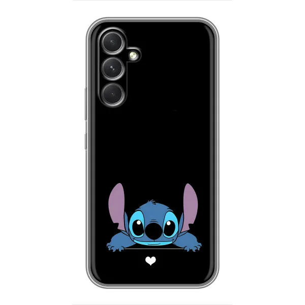 Чохол з принтом «Стіч на чорному» для Realme 7 5G