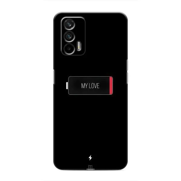 Чохол з принтом «Love battery» для Realme 7 Pro
