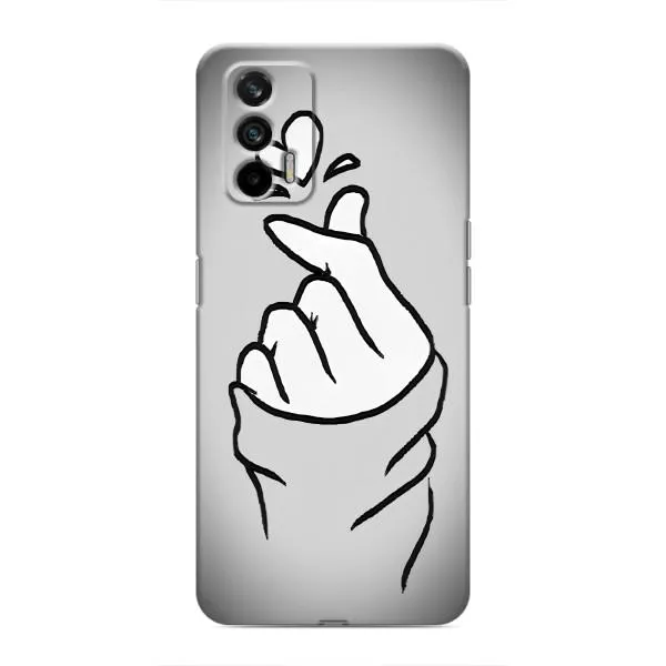 Чехол с принтом «Значок Love» для Realme 7 Pro