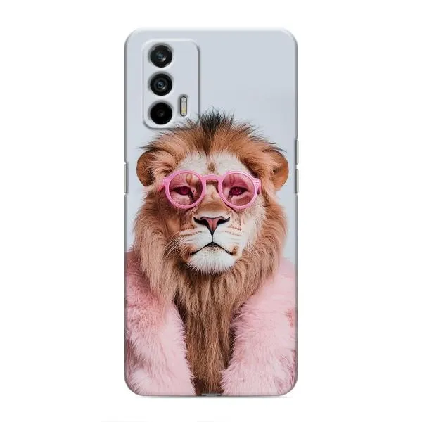 Чохол з принтом «Лев в окулярах» для Realme 7 Pro Чохол з принтом «Лев в окулярах» для Realme 7 Pro
