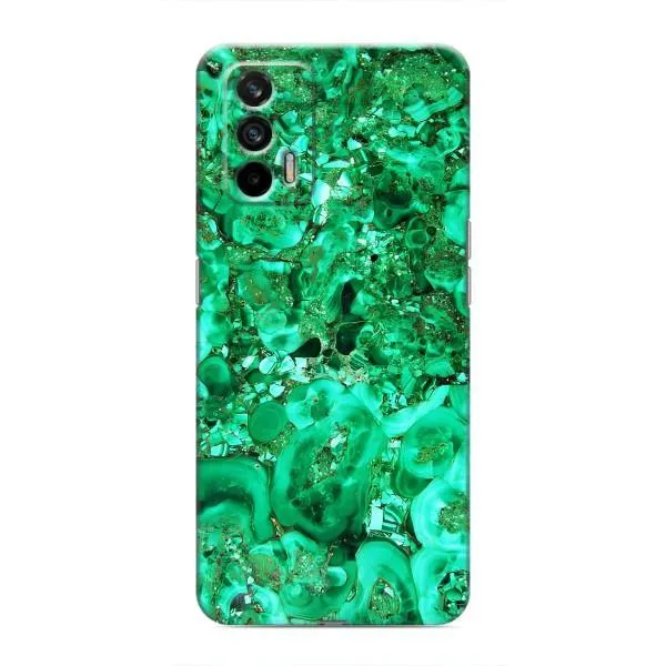 Чохол з принтом «Салатовий Мрамор» для Realme 7 Pro