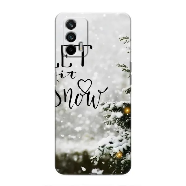 Чехол с принтом «Let it snow» для Realme 7 Pro