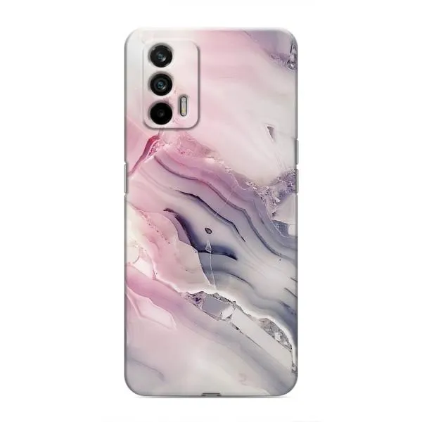 Чехол с принтом «Пурпурный Мрамор» для Realme 7