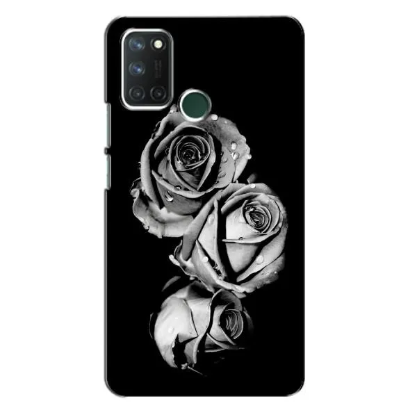 Чохол з принтом «Чорна троянда» для Realme 7i